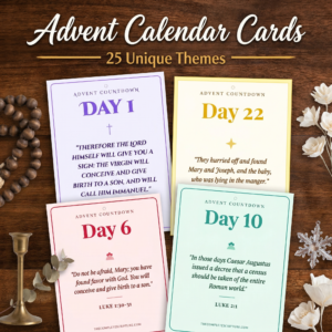 25-Day Advent Scripture Cards