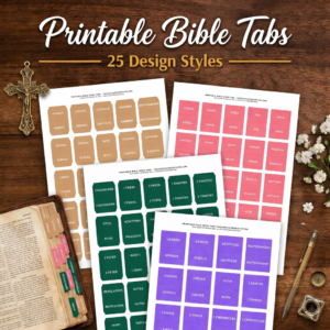 Printable Bible Tabs