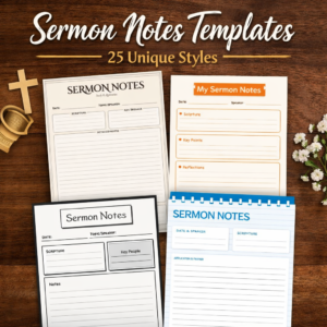 Sermon Notes Journal