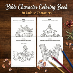 Bible Character Coloring Book